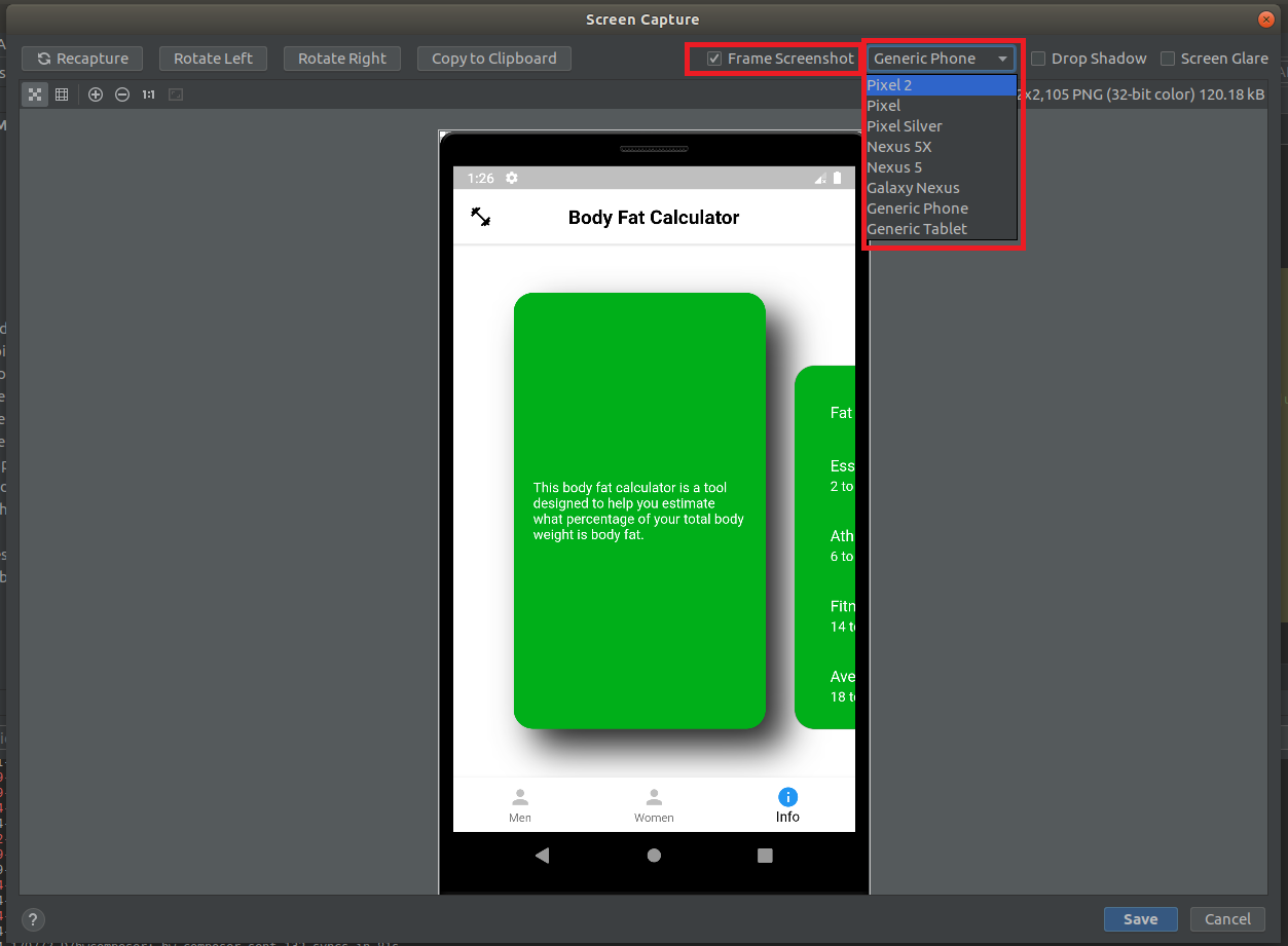 rotate android device emulator mac android studio